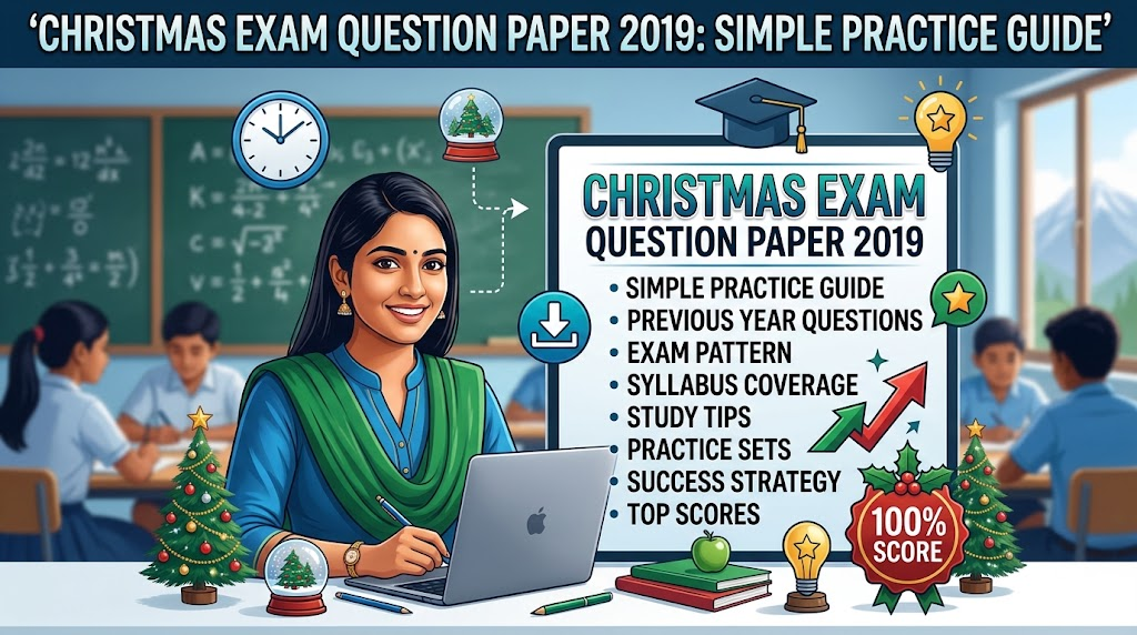 Christmas Exam Question Paper 2019